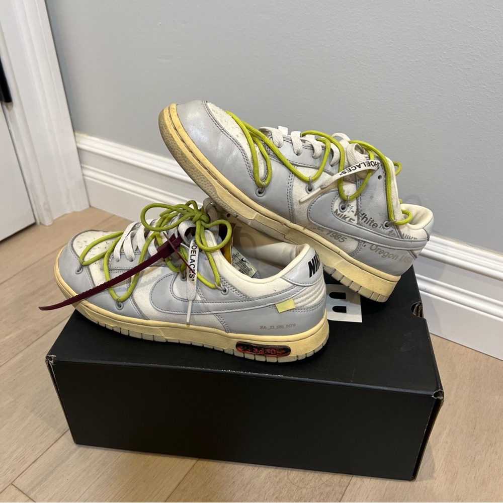 Size 9- Nike Off-White x Dunk Low (DM1602-106)